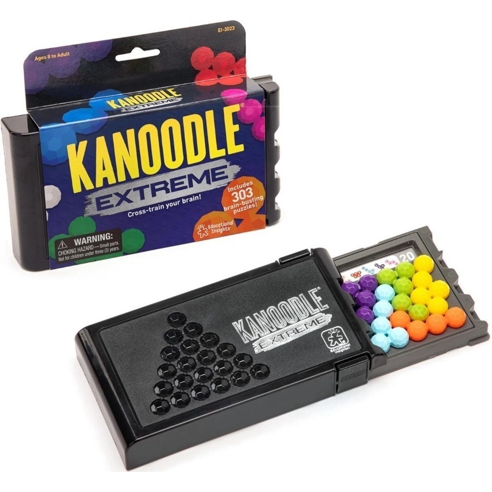 Kanoodle Extreme Brain Teaser Puzzle Game Travel Size Gift for Kids Ages 8+